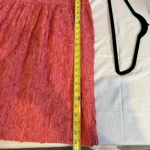 Talbots Sheath Flower Embroidered Peach Dress Size 16P - Picture 14 of 15